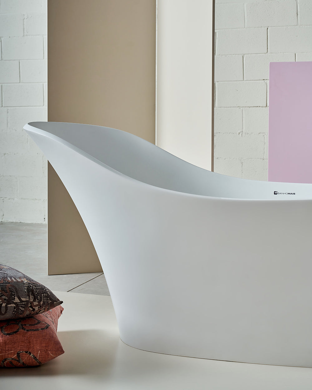 Banheira Oval com Cabeceira BM11