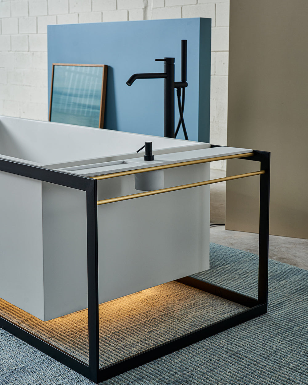 Banheira Retangular - Design por Osvaldo Tenório