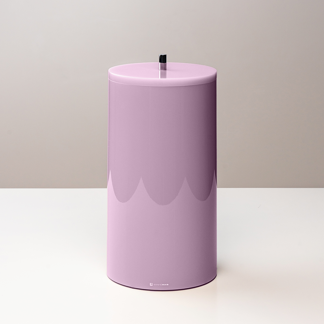 Lixeira TUBE com Tampa Fechada